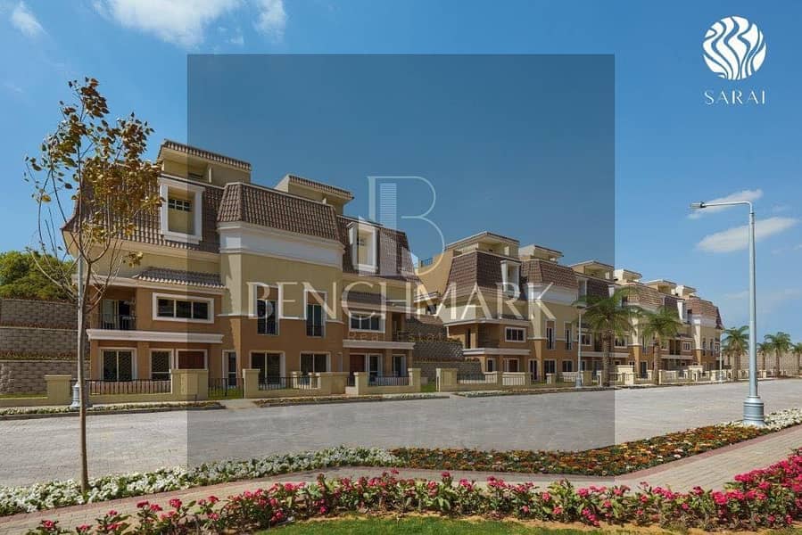 Apartment 112m for sale in Sarai Compound, Mostaqbal City, New Cairo, MNHD, Sheya residence phase, with 42% cash discount on cash 2