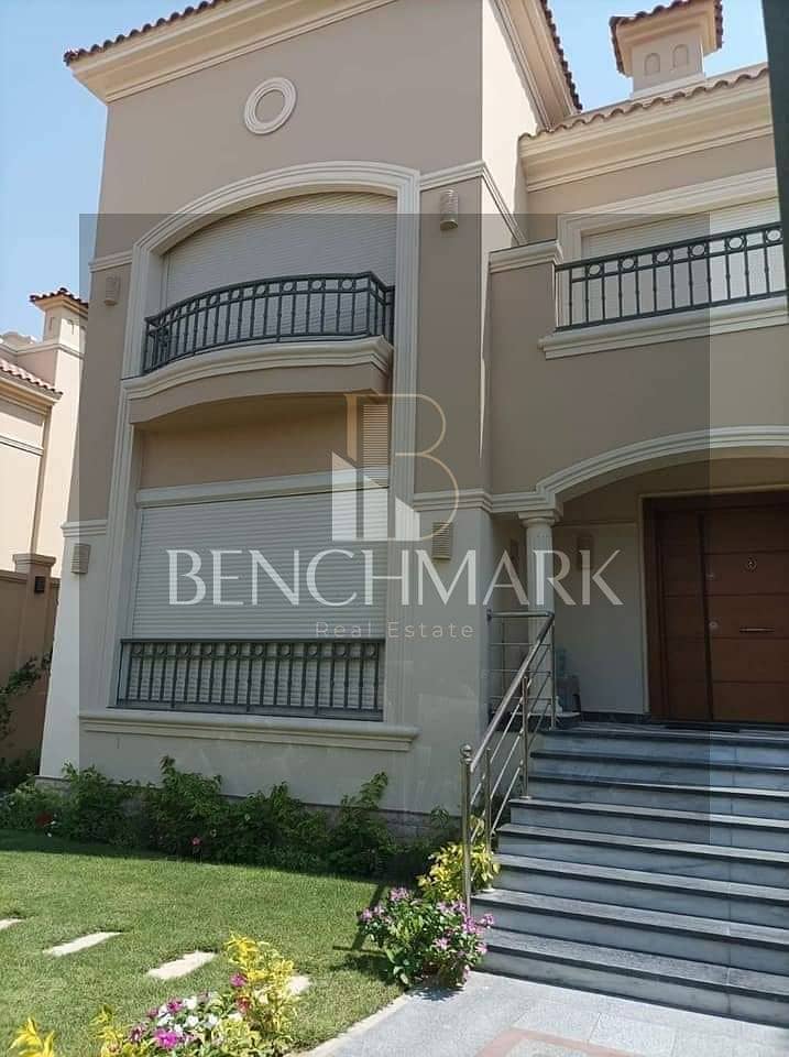 Villa Town House Corner 222m for sale in La Vista El Patio Prime Shorouk City immediate delivery ready for inspection and housing 5 years installments 7