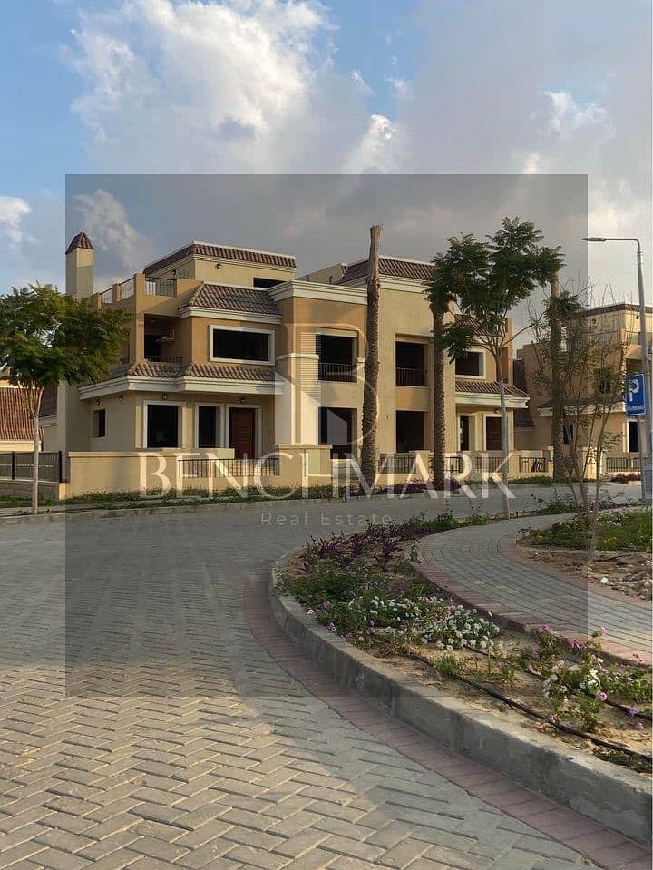 Apartment 112m for sale in Sarai Compound, Mostaqbal City, New Cairo, MNHD, Sheya residence phase, with 42% cash discount on cash 13