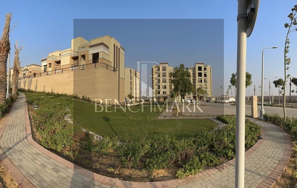 Apartment 112m for sale in Sarai Compound, Mostaqbal City, New Cairo, MNHD, Sheya residence phase, with 42% cash discount on cash 18