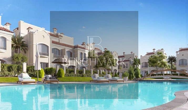 Villa Town House Corner 222m for sale in La Vista El Patio Prime Shorouk City immediate delivery ready for inspection and housing 5 years installments 19