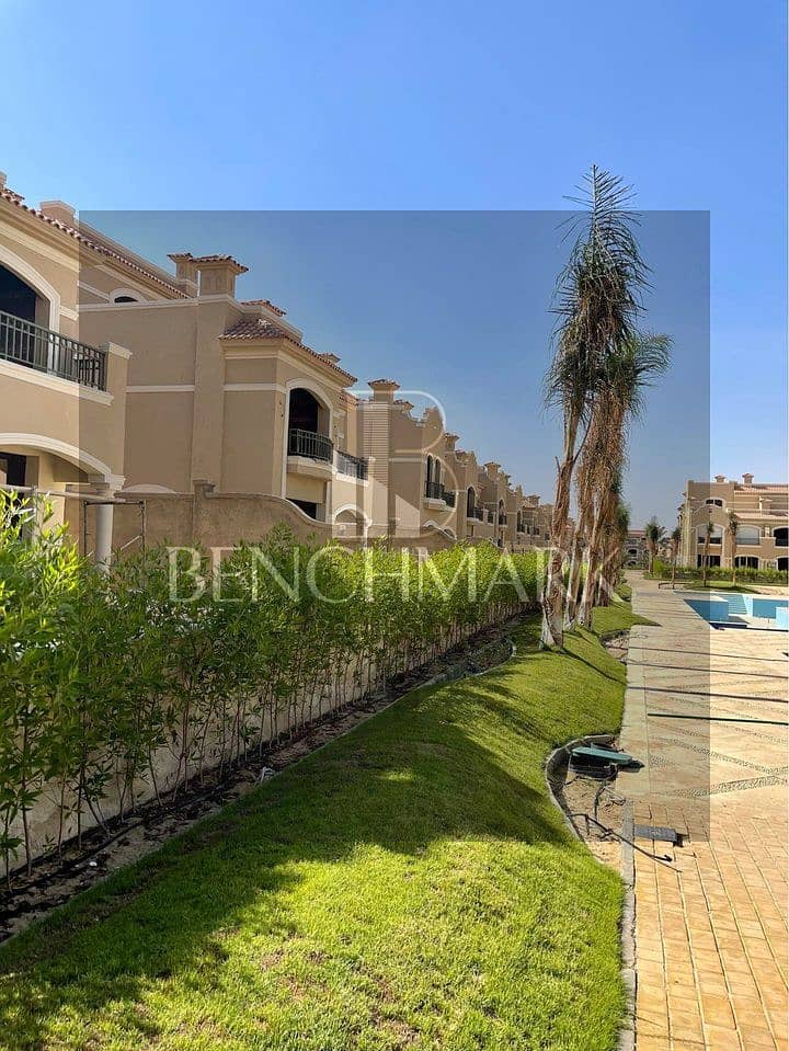 Apartment 200m with garden 40m for sale in La Vista El Patio Oro Compound the heart of the Fifth Settlement New Cairo in installments over 6 years 6