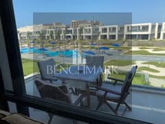 Chalet first floor 150m for sale in La Vista Ras El Hikma View on Swimmable Crystal Lagoon Fully Finished in kilo 205 near to Marassi and Cali Coast