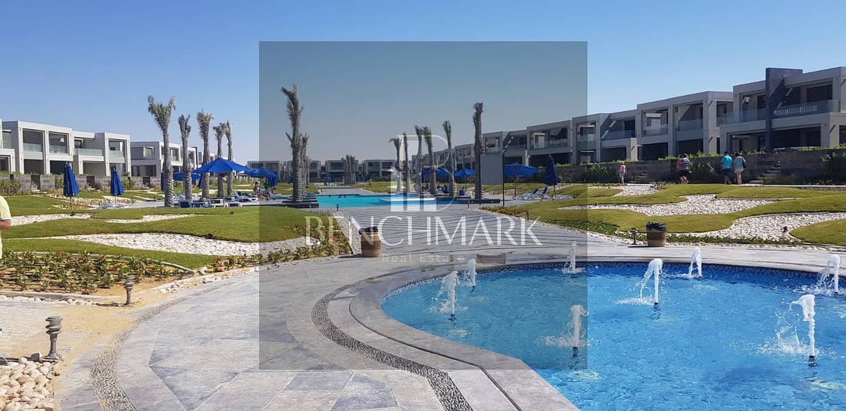 Chalet first floor 150m for sale in La Vista Ras El Hikma View on Swimmable Crystal Lagoon Fully Finished in kilo 205 near to Marassi and Cali Coast 4