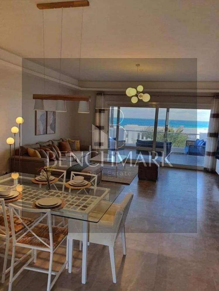 Chalet first floor 150m for sale in La Vista Ras El Hikma View on Swimmable Crystal Lagoon Fully Finished in kilo 205 near to Marassi and Cali Coast 12