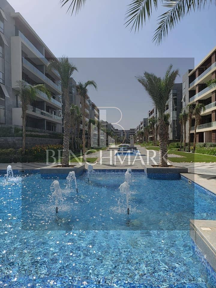 Apartment 174m for sale in La Vista El Patio Oro the heart of the Fifth Settlement New Cairo and installments over a long period without interest 15