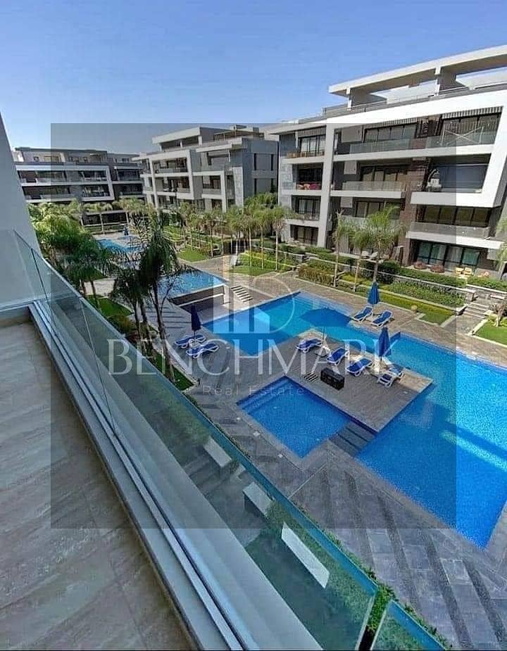 Penthouse 242m with open roof 178m for sale in La Vista El Patio Oro Golden Square heart of the Fifth Settlement in installments over 4 years 4