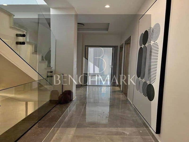 Apartment 230m with garden 40m for sale in La Vista El Patio Oro Compound the heart of the Fifth Settlement New Cairo in installments over 6 years 7