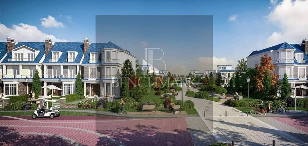 Town House Villa 220m for sale in Aliva Mountain View Compound, Mostaqbal City, next to the American University and Odyssia Compound. 16