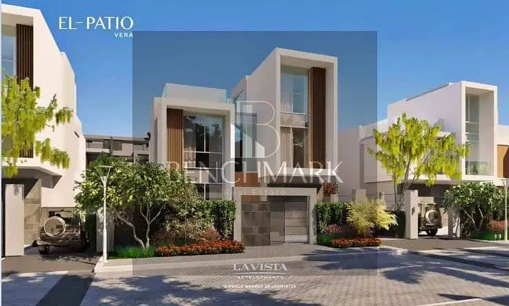 Standalone villa 324m for sale in La Vista El Patio Vera Compound, New Sheikh Zayed City, directly behind Levi’s Compound in installments over 7 years 8