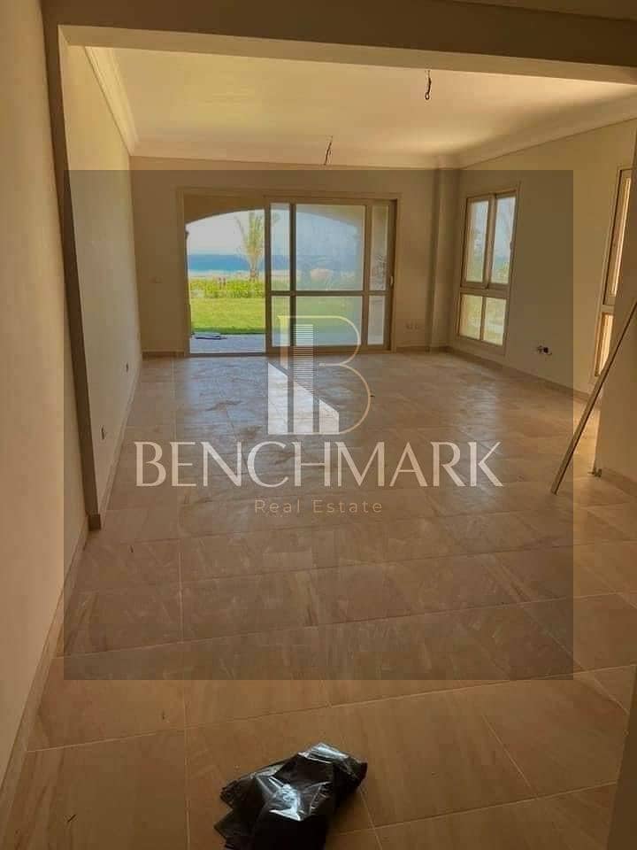 Chalet for sale, 150 meters, double view, La Vista Bay Village, North Coast, finished, installments over 7 years, next to Sol Emaar and Mountain View 2