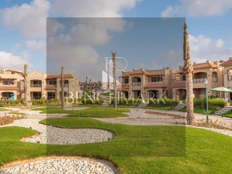 Chalet for sale, 150 meters, double view, La Vista Bay Village, North Coast, finished, installments over 7 years, next to Sol Emaar and Mountain View 5