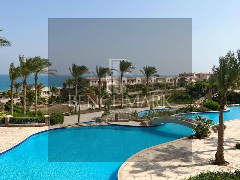 Chalet Ground floor 180m for sale immediate delivery ready to move in La Vista Gardens Ain Sokhna, 8km from Porto Sokhna, sea, Landscape and pool View 3