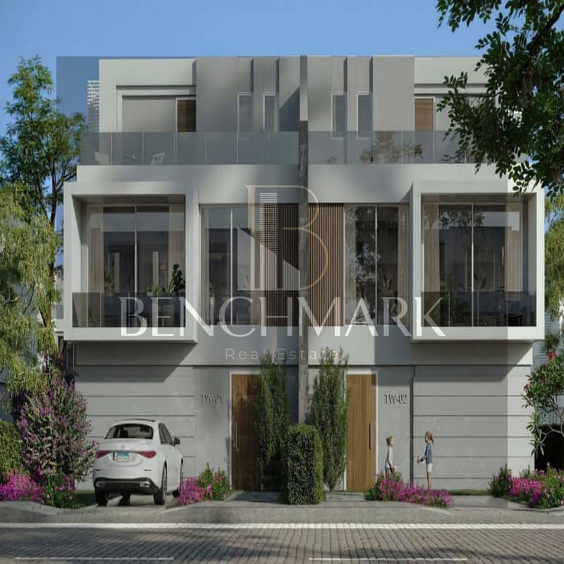 Townhouse corner villa 235m for sale in La Vista Compound, Patio Town, Fifth Settlement, Golden Square, next to the American University 12