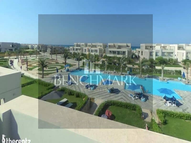 Chalet penthouse roof for sale 185m immediate delivery finished in Lavista Cascada North Coast Sidi Abdel Rahman next to Marassi and Hacienda Bay 2