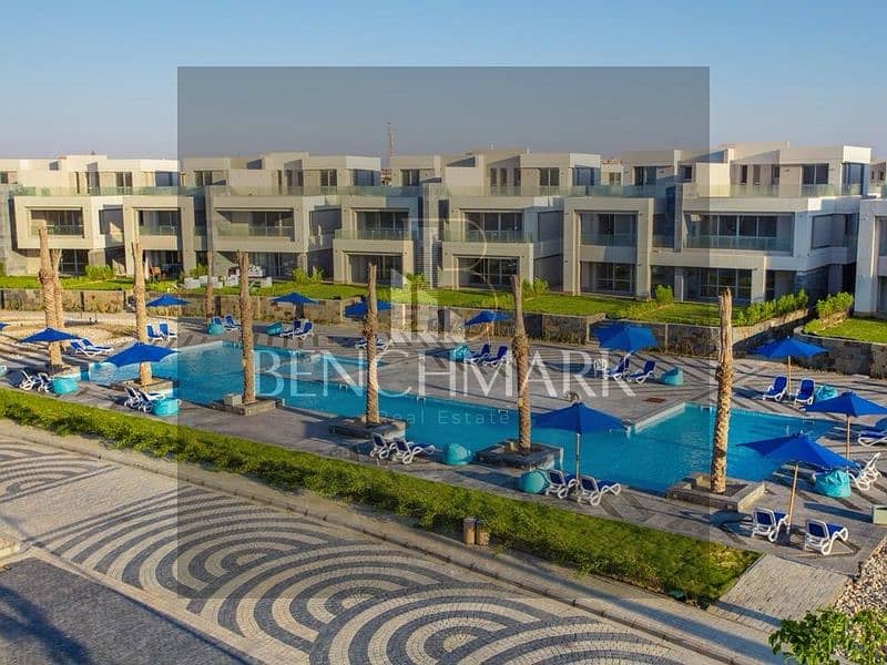 Chalet penthouse roof for sale 185m immediate delivery finished in Lavista Cascada North Coast Sidi Abdel Rahman next to Marassi and Hacienda Bay 8