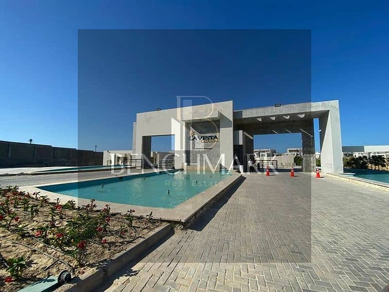 Chalet penthouse roof for sale 185m immediate delivery finished in Lavista Cascada North Coast Sidi Abdel Rahman next to Marassi and Hacienda Bay 17