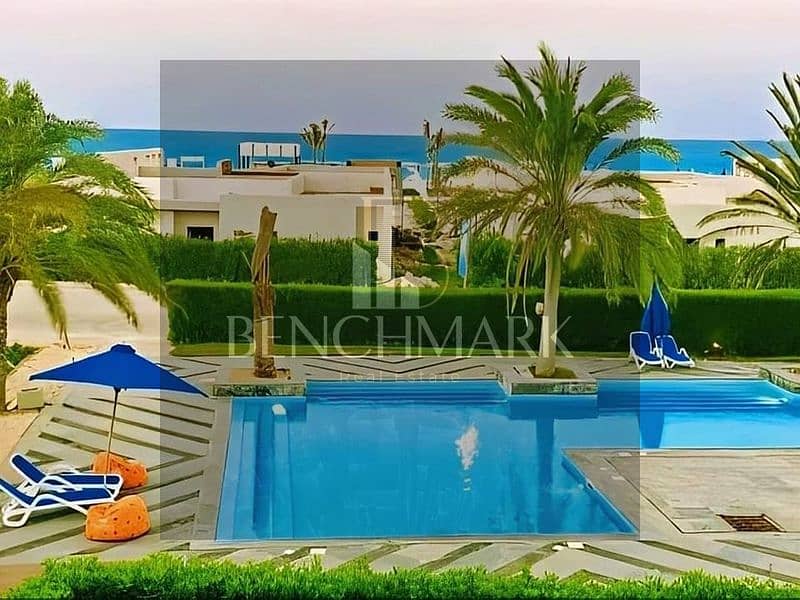 Chalet penthouse roof for sale 185m immediate delivery finished in Lavista Cascada North Coast Sidi Abdel Rahman next to Marassi and Hacienda Bay 19