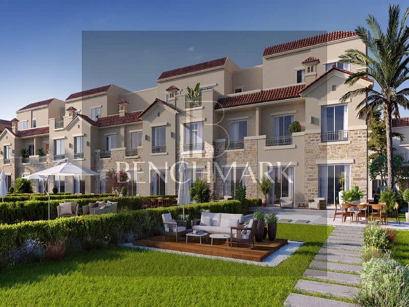 Townhouse villa 230 meters for sale, immediate delivery in La Vista City Compound, New Cairo, next to the Fifth Settlement, with a 30% discount 22