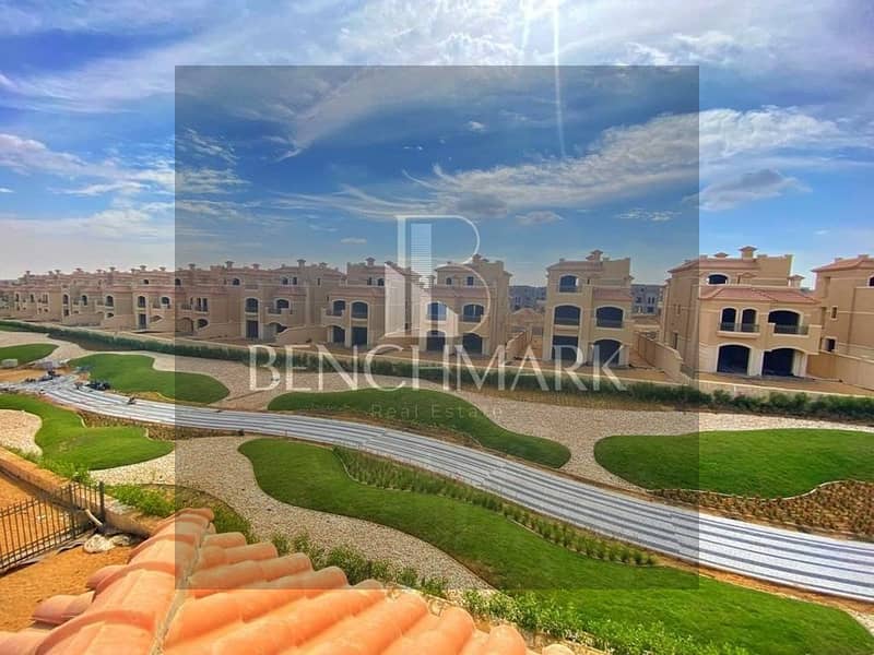 Middle townhouse villa 255m for sale with immediate delivery and installments in La Vista City Compound New Cairo next to Mivida Compound 12