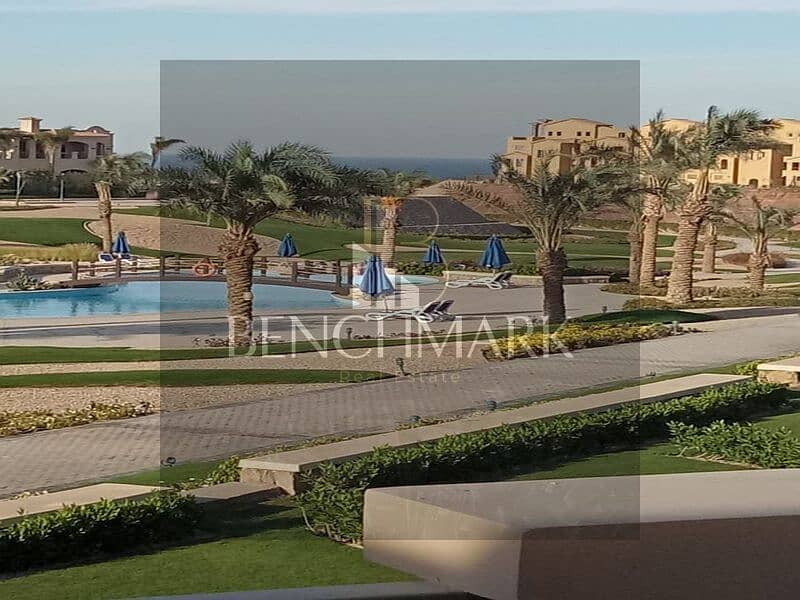 Penthouse chalet for sale, immediate delivery, 190 square meters, finished, in La Vista Topaz Ain Sokhna Village, next to Porto Sokhna, double view 21