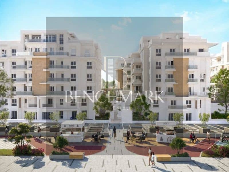 Apartment for sale 190 meters in Garden Corner Mountain View iCity October Club Park Compound next to Mall of Arabia, Sheikh Zayed entrance on 9 years 5