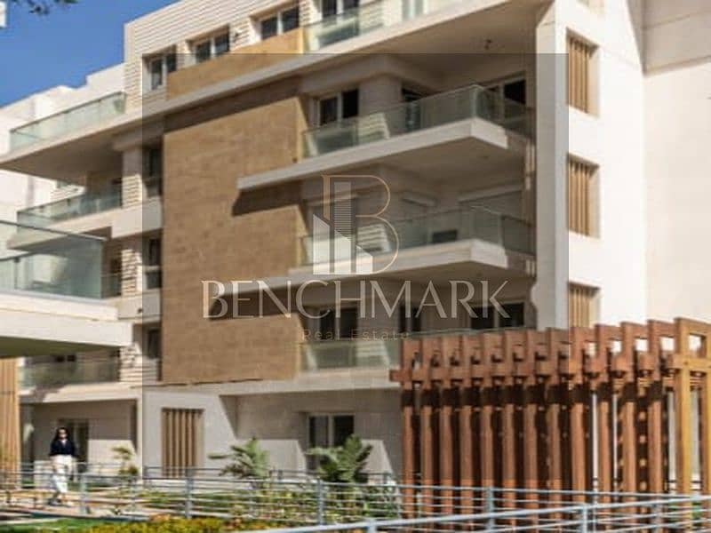 Apartment for sale 190 meters in Garden Corner Mountain View iCity October Club Park Compound next to Mall of Arabia, Sheikh Zayed entrance on 9 years 8