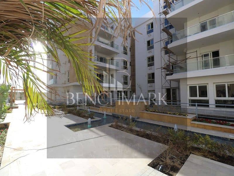 Apartment for sale 190 meters in Garden Corner Mountain View iCity October Club Park Compound next to Mall of Arabia, Sheikh Zayed entrance on 9 years 11