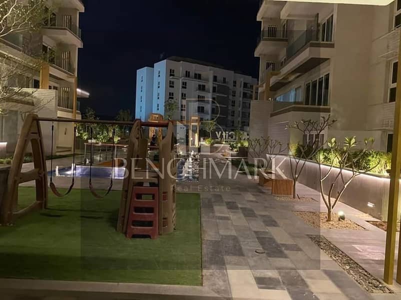 Apartment for sale 190 meters in Garden Corner Mountain View iCity October Club Park Compound next to Mall of Arabia, Sheikh Zayed entrance on 9 years 18