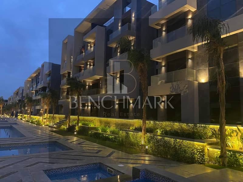 Apartment for sale, 3 rooms, immediate delivery, La Vista Patio Oro Compound, New Cairo, Fifth Settlement, next to Hyde Park, the American University 10