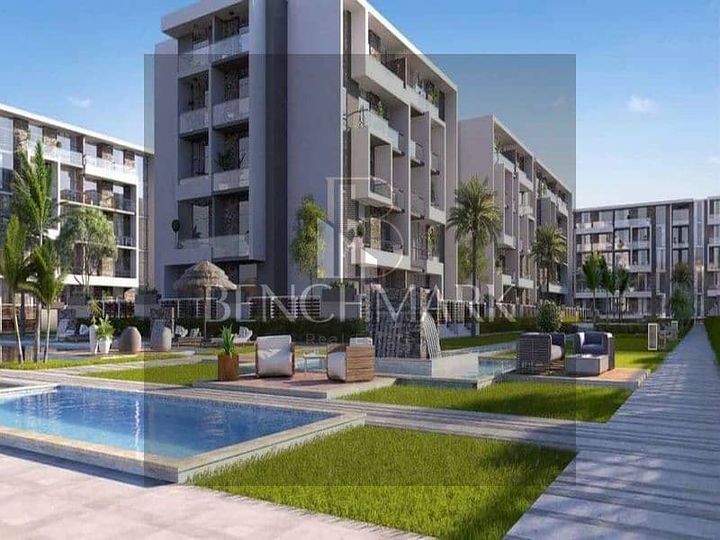 Apartment for sale, 3 rooms, immediate delivery, La Vista Patio Oro Compound, New Cairo, Fifth Settlement, next to Hyde Park, the American University 18