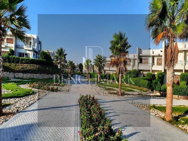 Chalet 150 m for sale immediately sea view in La Vista Ras El Hekma Village North Coast next to Swan Lake and Mountain View fully finished installment 22