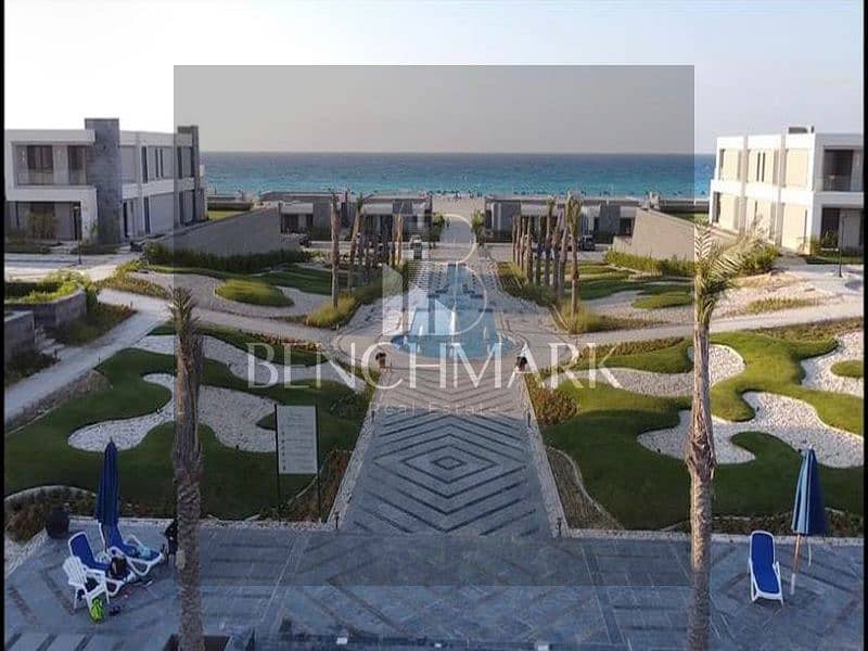 Twin house villa 4 rooms for sale delivery soon sea view La Vista Village Ras El Hekma North Coast next to Swan Lake fully finished installments 33