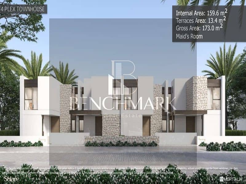 Garden chalet for sale 2Bdr fully finished installments over 10 years in Solare Misr Italy Ras El Hekma North Coast between Mountain View, Swan Lake 16