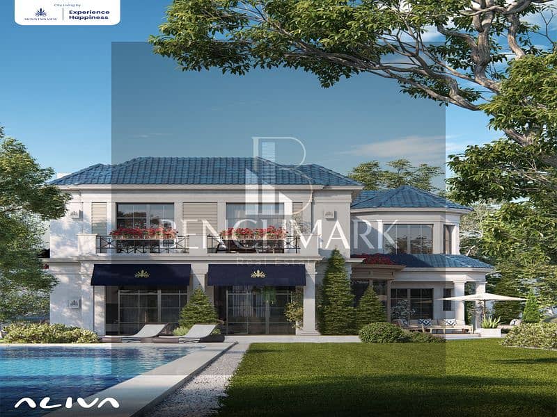 Standalone villa 350 m for sale in Aliva Mountain View Compound, Mostakbal City, New Cairo, next to Madinaty, in installments 2