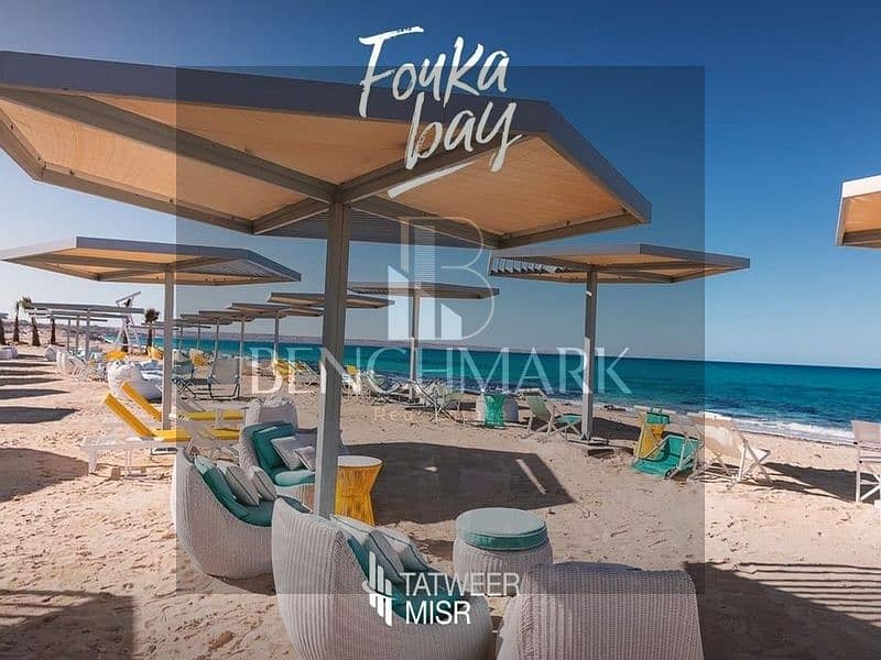 Chalet 155m for sale fully finished with discount on cash Fouka Bay North Coast Ras El Hekma Tatweer Misr double view next to SODIC, Mountain View 9