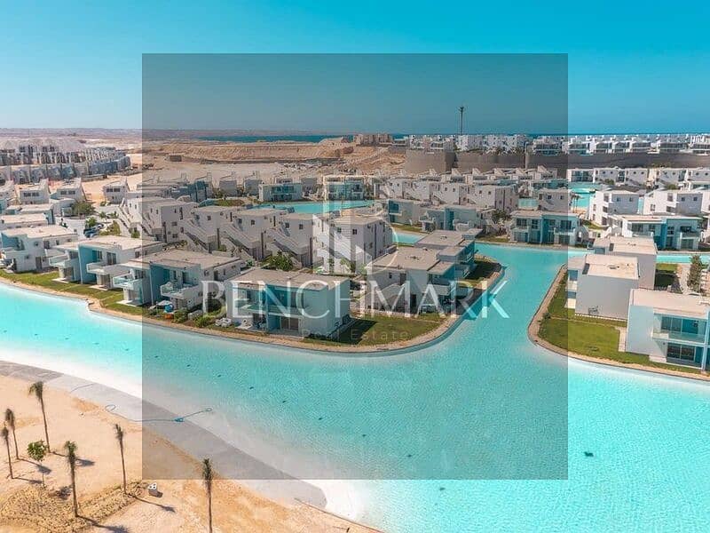 Chalet 155m for sale fully finished with discount on cash Fouka Bay North Coast Ras El Hekma Tatweer Misr double view next to SODIC, Mountain View 25