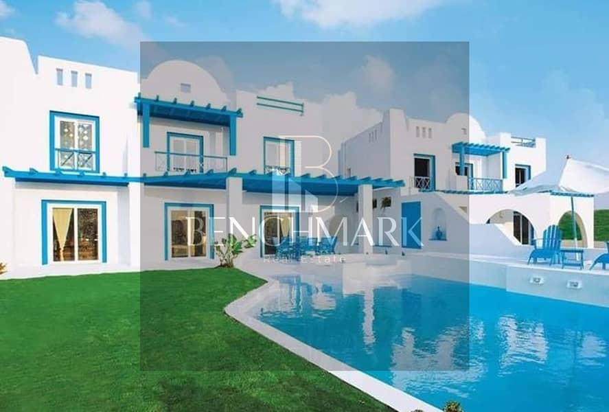 Garden chalet for sale 125m fully finished installments over 10 years Mountain View Plage Village North Coast Sidi Abdel Rahman next Marassi, Lavista 12