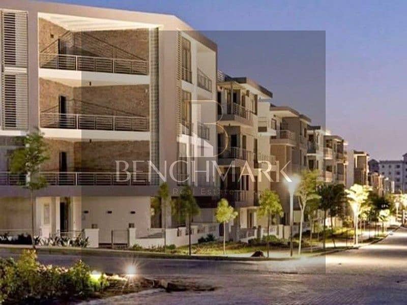 Garden apartment for sale 2 bedroom Taj City New Cairo in front of Cairo Airport with 42% discount for cash and the remaining installments over 6 year 6