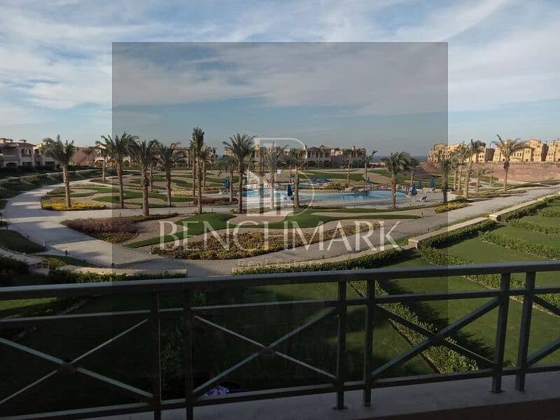 Chalet for sale Ready to move 150 m with garden fully finished La Vista Topaz Ain Sokhna Village next to Porto Sokhna double view wonderful 20