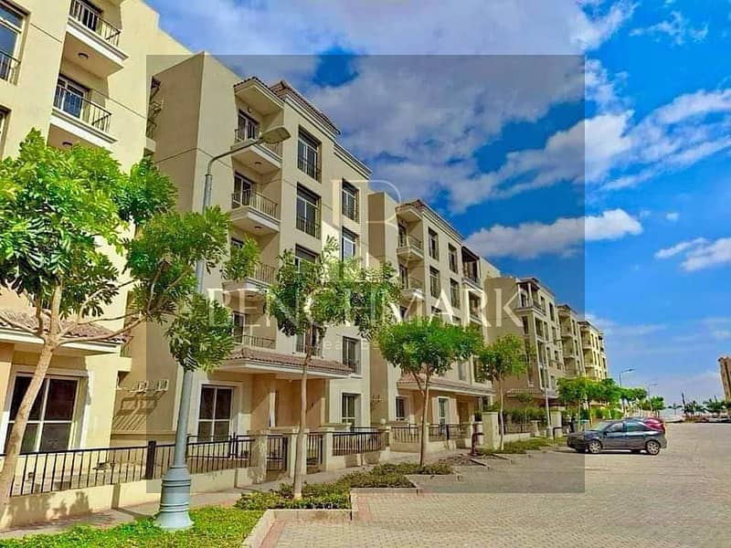 Apartment for sale 155 m Sarai New Cairo Mostakbal City next to Madinaty with 42% discount for cash and the remaining installments over 6 1