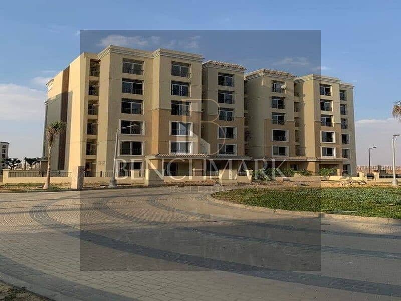 Apartment for sale 155 m Sarai New Cairo Mostakbal City next to Madinaty with 42% discount for cash and the remaining installments over 6 10