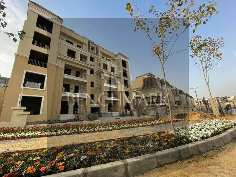 Apartment for sale 155 m Sarai New Cairo Mostakbal City next to Madinaty with 42% discount for cash and the remaining installments over 6 17