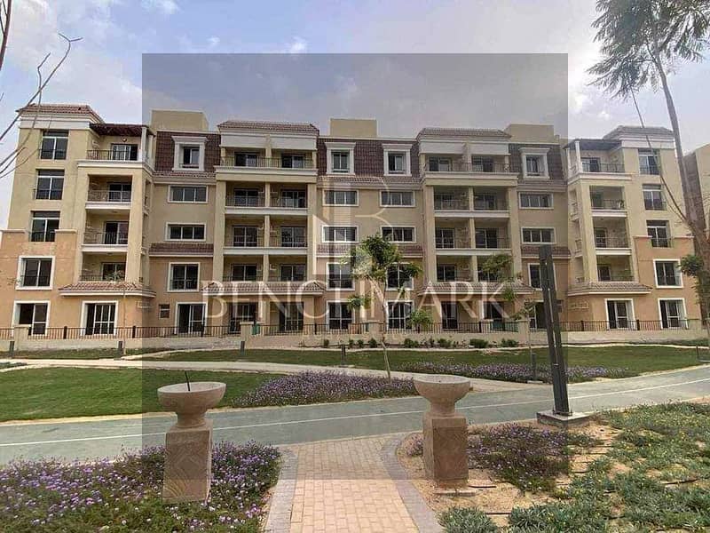 Apartment for sale 155 m Sarai New Cairo Mostakbal City next to Madinaty with 42% discount for cash and the remaining installments over 6 25