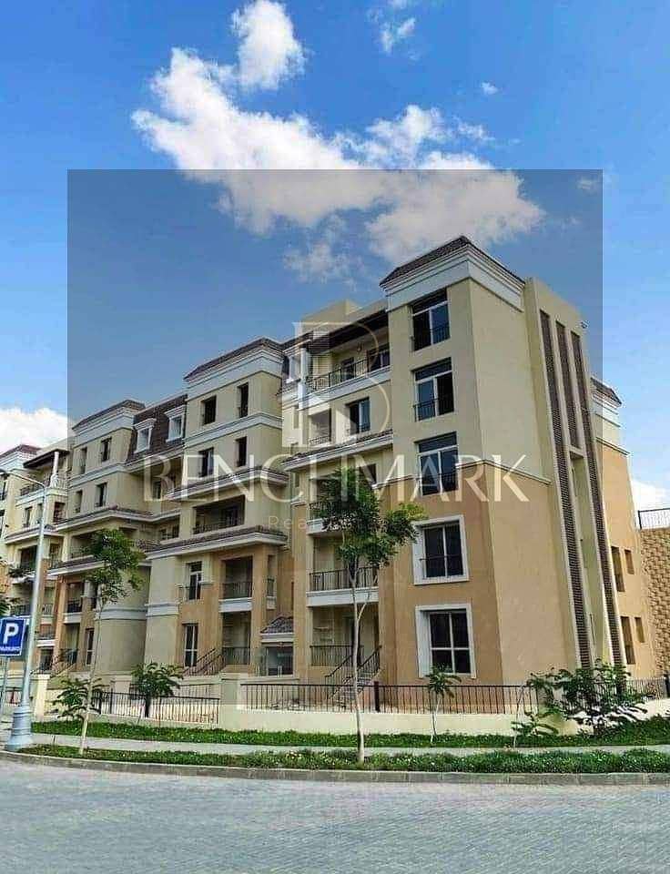 Apartment for sale 155 m Sarai New Cairo Mostakbal City next to Madinaty with 42% discount for cash and the remaining installments over 6 26