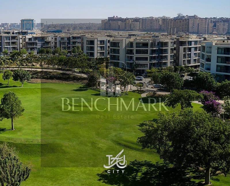 Garden apartment for sale one bed Taj City New Cairo in front of Cairo Airport with 42% discount for cash and the remaining installments over 6 years 3