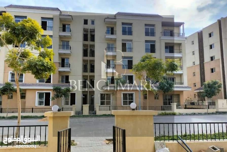 Garden Duplex apartment for sale 206m Sarai New Cairo Mostakbal City next to Madinaty with 42% discount for cash and the remaining installments over 6 21