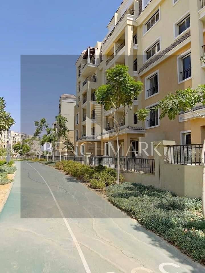 Garden Duplex apartment for sale 206m Sarai New Cairo Mostakbal City next to Madinaty with 42% discount for cash and the remaining installments over 6 15