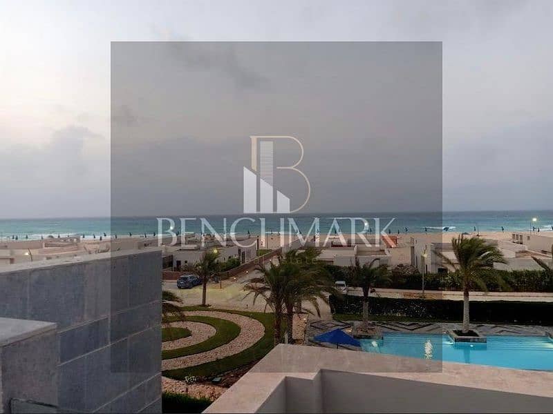 Chalet for sale 185 meters La Vista Village Ras El Hekma North Coast next to Swan Lake and Mountain View, fully finished, installments over 7 years 10