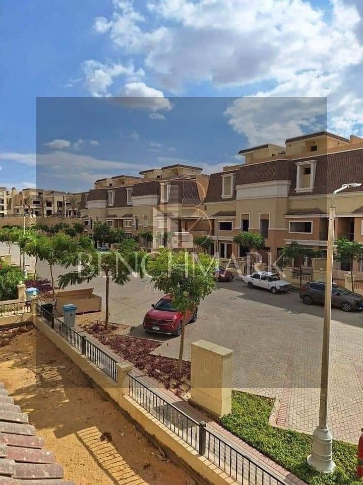 S Villa Corner for sale 212 m in Sarai Compound, New Cairo, Mostakbal City, next to Madinaty and Mountain View, installments over 8 years 1